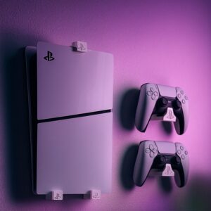 Soporte consola PS5 + 2 Soportes adicionales para controles